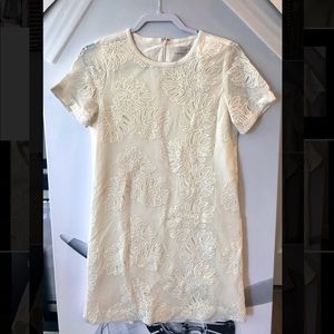 Lovely Cream Ann Taylor Loft Dress
